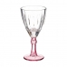 Чаша за вино Кристал Розов 6 броя (275 ml)