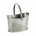 Dekorative Pongponger Ibergarden E51465-B Sølv Sink Kurv 21 x 19,5 x 35,5 cm (12 enheter)