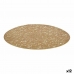 Placemat Gouden Plastic (Ø 38 cm) (12 Stuks)