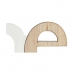 Kuvakehys Home Valkoinen Ruskea Puu MDF 40 x 13,5 x 1,7 cm (6 osaa)