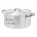 Kookpot met Deksel Zilverkleurig Aluminium 4 L 24 x 13 x 31 cm (10 Stuks)