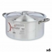 Casserole with lid Silver Aluminium 10 L (6 Units)