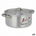 Casserole avec Couvercle Argenté Aluminium 3 L (10 Unités)