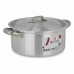 Casserole avec Couvercle Argenté Aluminium 3 L (10 Unités)