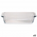 Baking tray Borcam Transparent Borosilicate Glass Sponge cake With handles (12 Units)