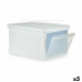 Cutie de depozitare cu capac Stefanplast Elegance Strana Alb Plastic 29 x 21 x 39 cm (5 Unități)