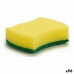 Schuurspons Geel Groen Synthetische vezel 10 x 3 x 7,5 cm (96 Stuks)