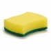 Schuurspons Geel Groen Synthetische vezel 10 x 3 x 7,5 cm (96 Stuks)