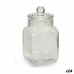 Burk Hermetisk stängning Transparent Glas 1,2 L 11 x 19,5 x 11 cm (24 antal)