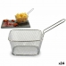 Körbchen für Finger-Food Silberfarben Eisen 24 x 13 x 11 cm (24 Stück)