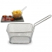 Mand voor aperatieven Zilverkleurig Ijzer 24 x 13 x 11 cm (24 Stuks)