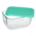 Box Pasabahce SNOW BOX zelená Transparentná Sklo Polyetylén 420 ml 12,5 x 6 x 9,5 cm (12 kusov)