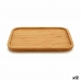 Snackdienblad Vierkant Bruin Bamboe 25 x 1,5 x 25 cm (12 Stuks)