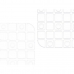 Neslīdošs dušas paklājs Rāmji Caurspīdīgs PVC 50,3 x 50,3 x 0,7 cm (6 gb.)