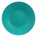 Flat Plate Vivalto 323928P Turquoise Glass 27,5 x 2 x 27,5 cm (6 Units)