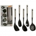 Conjunto de Utensílios de Cozinha Kinvara KT171055S-S5 Preto Plástico 8,5 x 35 x 20,5 cm (6 Unidades)