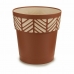 Zelfwaterende bloempot Stefanplast Orfeo Terra cotta Plastic 25 x 25 x 25 cm (6 Stuks)