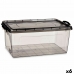 Storage Box with Lid Kipit TP547-2 Anthracite Plastic 22 L (6 Units)