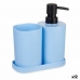 Badesett Berilo B8108-S3-BLUE Blå Svart polypropylen (12 enheter)