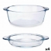 Caserolă Cu Capac Transparent Sticlă borosilicată 2,1 L (4 Unități)