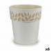 Vaso Autoirrigável Stefanplast Cloe Branco Plástico 29 x 29 x 29 cm (6 Unidades)