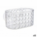 Rangement de douche 15,8 x 8,5 x 8 cm Transparent PVC polystyrène (12 Unités)