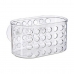 Rangement de douche 15,8 x 8,5 x 8 cm Transparent PVC polystyrène (12 Unités)