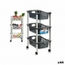 Groentetrolley Stefanplast Wit Antraciet Plastic 40 x 29,5 x 68,5 cm (44 Unidades)