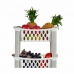 Groentetrolley Stefanplast Wit Antraciet Plastic 40 x 29,5 x 68,5 cm (44 Unidades)