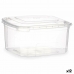 Cutie de prânz dreptunghiulară cu capac Transparent polipropilenă 1 L 14,1 x 8 x 15,5 cm (12 Unități)