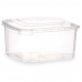 Cutie de prânz dreptunghiulară cu capac Transparent polipropilenă 1 L 14,1 x 8 x 15,5 cm (12 Unități)