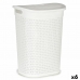 Panier à linge Blanc Plastique 60 L 43,5 x 57,5 x 34 cm (6 Unités)