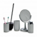 Set da Bagno Berilo CN-B6369-G Grigio polipropilene 4 Pezzi (6 Unità)