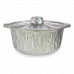 Uppsättning av köksfat Kinvara 66106 Aluminium 29 x 26 x 12 cm Disponibel Med lock Panna (12 antal)