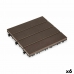 Forrigling Floor Tile Kompositt Brun Polyetylen 30 x 2,6 x 30 cm (6 enheter)