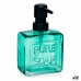 Dozator de Săpun Pure Soap 250 ml Geam Verde Plastic (12 Unități)