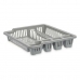 Draining Rack for Kitchen Sink Kinvara 2601405-1 Grey 46 x 8 x 37,5 cm (12 Units)