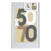 Fotolijsten 62,5 x 2,5 x 92,5 cm Wit Plastic Hout MDF (6 Stuks)