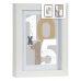 Fotolijsten Wit Glas Hout MDF 16 x 21 x 2,5 cm (6 Stuks)