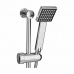 A shower head with a hose to direct the flow Berilo 9721159BC Silver Steel Plastic Squared 18 x 8 x 72,5 cm 3 Pieces (6 Units)