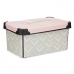 Caja de Almacenaje con Tapa Vibes Flechas Rosa Plástico 5 L 19 x 13,5 x 29,5 cm (12 Unidades)