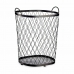 Basket Black Metal 40 L 31 x 54,7 x 46,5 cm (4 Units)