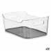 Organizatorul de Sertare Plastic reciclat Gri 17 x 10,5 x 24,5 cm (12 Unități)