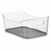 Organizatorul de Sertare Plastic reciclat Gri 17 x 10,5 x 24,5 cm (12 Unități)