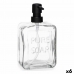 Dávkovač na mydlo Pure Soap Sklo Transparentná Plastické 570 ml (6 kusov)