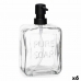 Dozator de Săpun Pure Soap Geam Transparent Plastic 570 ml (6 Unități)