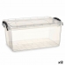 Cutie de depozitare cu capac Transparent Plastic 13,7 L 27,5 x 18 x 42,5 cm (12 Unități)