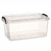 Cutie de depozitare cu capac Transparent Plastic 13,7 L 27,5 x 18 x 42,5 cm (12 Unități)