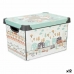 Кутия за Съхранение с Капак Kipit STYLE BOX-17L-6 Пластмаса Магистрала 17 L 27,5 x 22 x 36,5 cm Детски (12 броя)