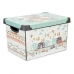 Caja de Almacenaje con Tapa Kipit STYLE BOX-17L-6 Plástico Carretera 17 L 27,5 x 22 x 36,5 cm Infantil (12 Unidades)